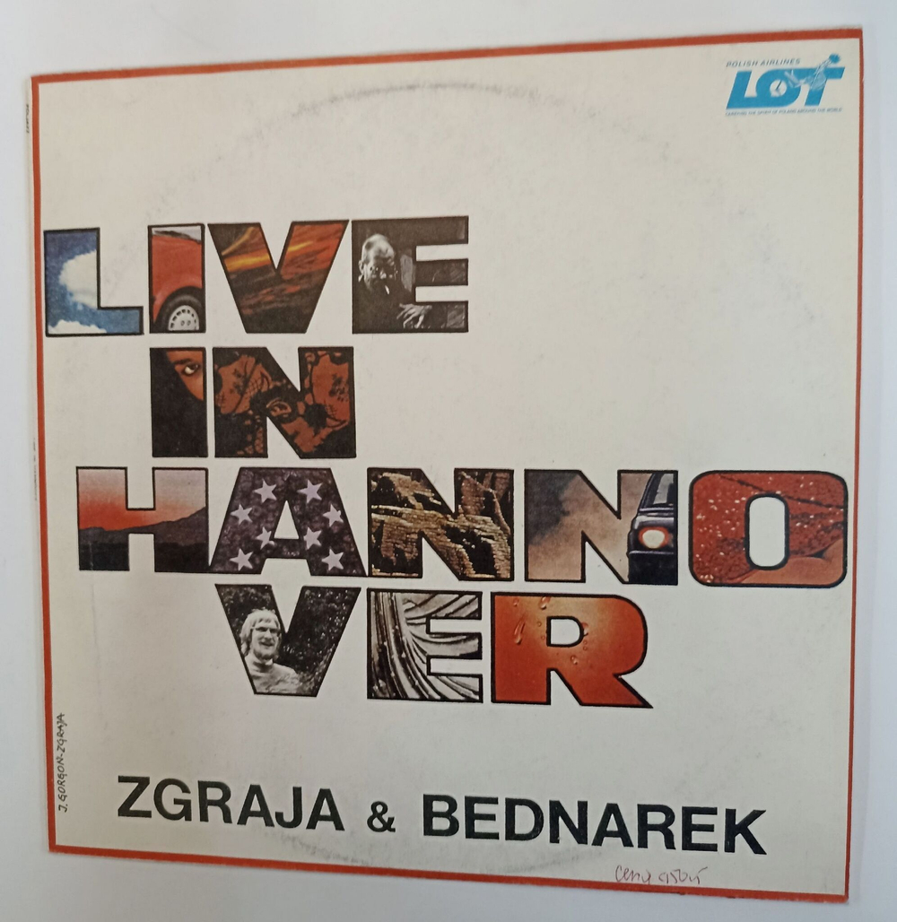 Винтажная виниловая пластинка LP Zgraja and Bednarek Live In Hannover (Польша 1986)