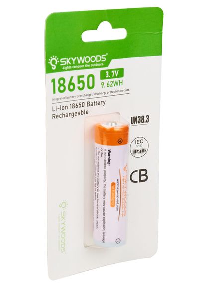 Аккумулятор Skywoods 18650 2600mAh