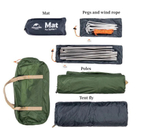 Палатка Naturehike Cycling (Spider) Si 1-местная, алюминиевый каркас, сверхлегкая, синяя, артикул NH18A095-D-1NBL.