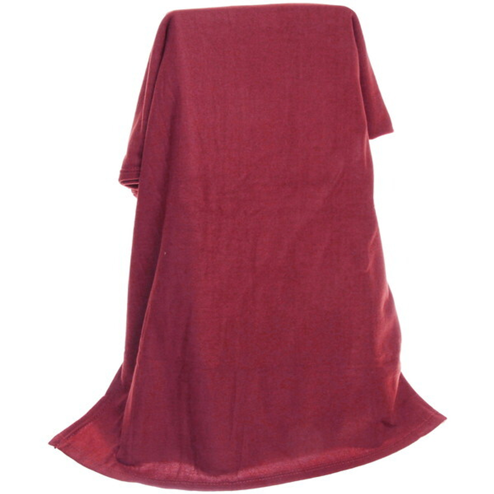 Плед 150*200см «Уют» цвет бордовый, микрофлис Ультрамарин