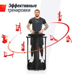 Виброплатформа UNIX Fit Improve 2 in 1 Black