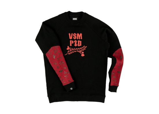 Свитшот HOOK Всмпзд пуффпринт черный