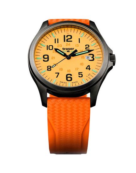 Швейцарские тактические часы Traser P67 OFFICER PRO GUNMETALOrange 107423