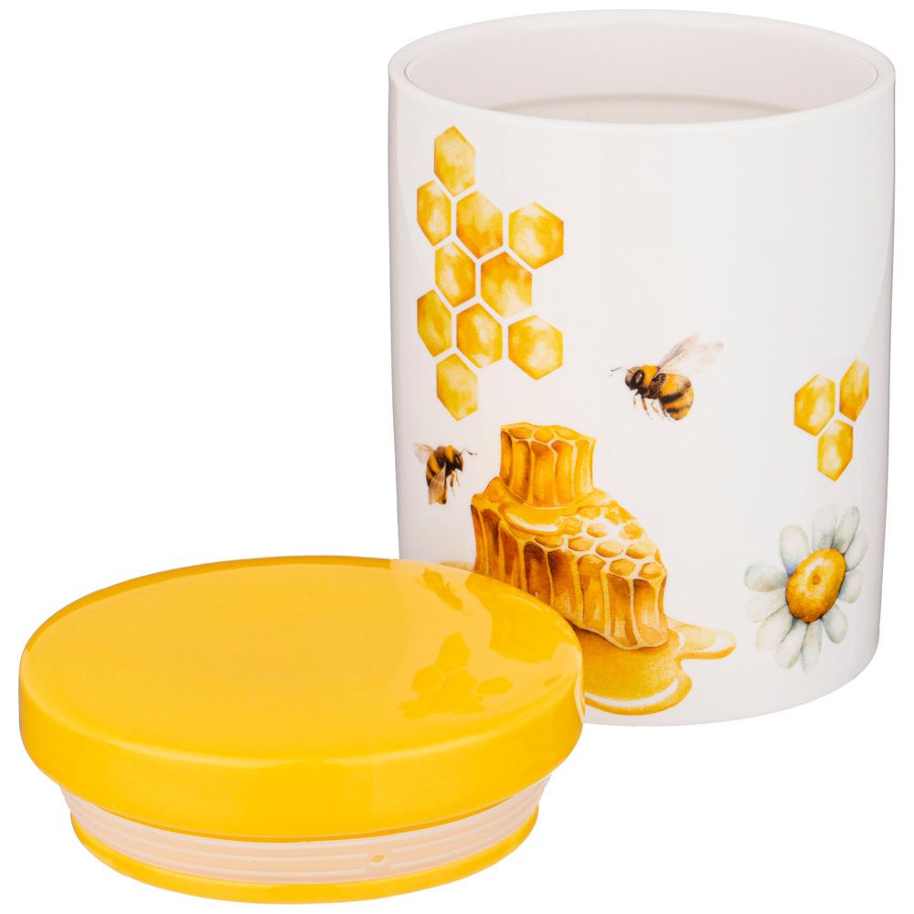 БАНКА С КРЫШКОЙ LEFARD "HONEY BEE" 650 МЛ (КОР=12ШТ.)