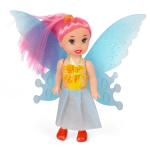 Кукла тип Модница-мини с крыльями с аксесс., пакет W900-5