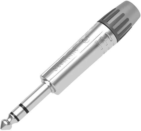 Seetronic MP3X Кабельный разъём Jack стерео, никелерованый корпус
