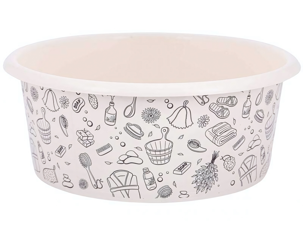 Таз 15л "Русская банька"