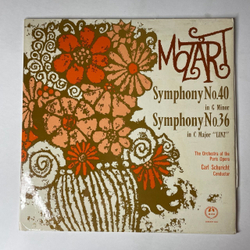 Винтажная виниловая пластинка LP Mozart Моцарт, Симфония Symphony No.40, 36 (Англия 1963)