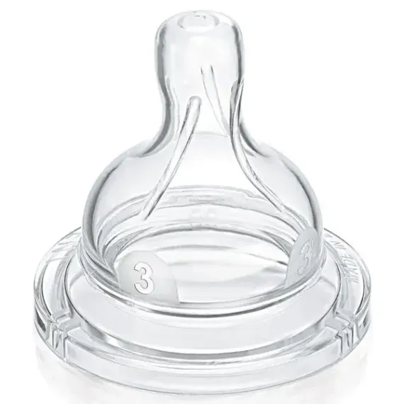 Соска Philips Avent силикон (средний поток) 2 шт.