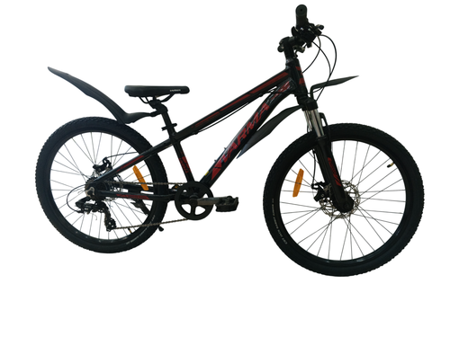 Велосипед 24" VARMA DRACON H45DA р.12.5" 7ск. черный