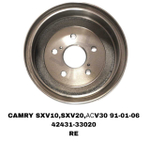ТОРМОЗНЫЕ ДИСКИ CAMRY VCV10,MCV20,ACV30,MCV30 1992-2004 RE БАРАБАН