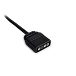 Вентилятор TESLA RGB120-DB MASTER, 120мм, 1200rpm, SATA, черный-белый/ARGB, 38CFM, 21дБ, антивибропрокладки, коннектор для подключения slave-вентилятора (TSL-120-DB-AM)