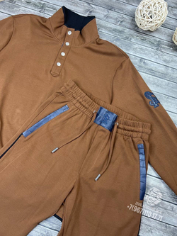 Спортивный костюм Stefano Ricci со вставками кожи крокодила