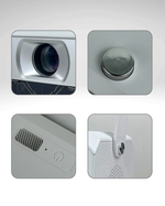 Проектор c караоке и 2 микрофонами Umiio Q6 Max, для домашнего кинотеатра, HDR, 1920 x 1080, Wi-Fi, Bluetooth