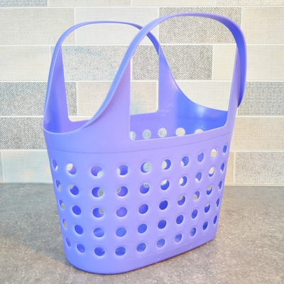 Корзина пластиковая для покупок 7,6л "Soft", персидский синий