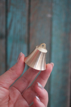 Колокольчик средний латунь 4х4 см (набор 3 шт)