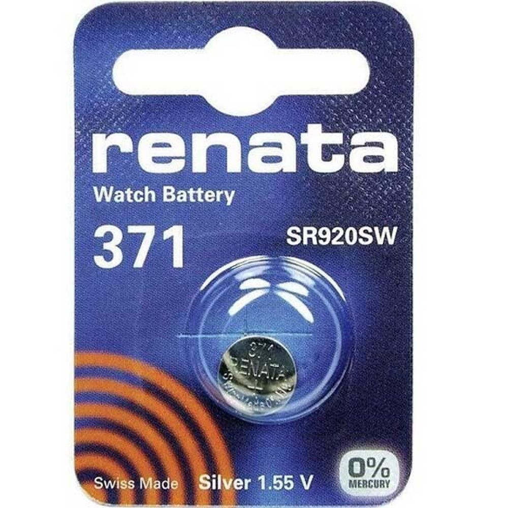Батарейка для часов Renata 371 (SR920SW RW315 SB-AN SR69)