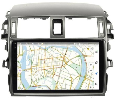 Магнитола для Toyota Corolla E150 2007-2013 (большая рамка) - Vaycar VA77-0063-2K на Android 13, 8-ядер, 2K QLED, ТОП процессор, CarPlay,4G SIM-слот