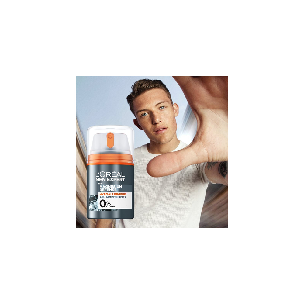 L’Oreal Paris Men Expert Magnesium Defence - увлажняющий крем для мужчин /   50  ml  / GTIN 3600524030186