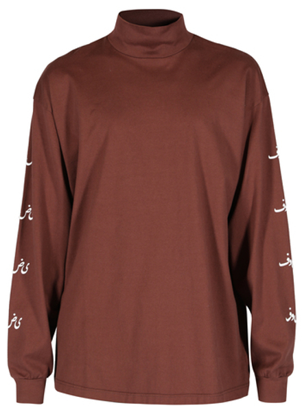 UNDERCOVER ЛОНГСЛИВ КОРИЧНЕВЫЙ