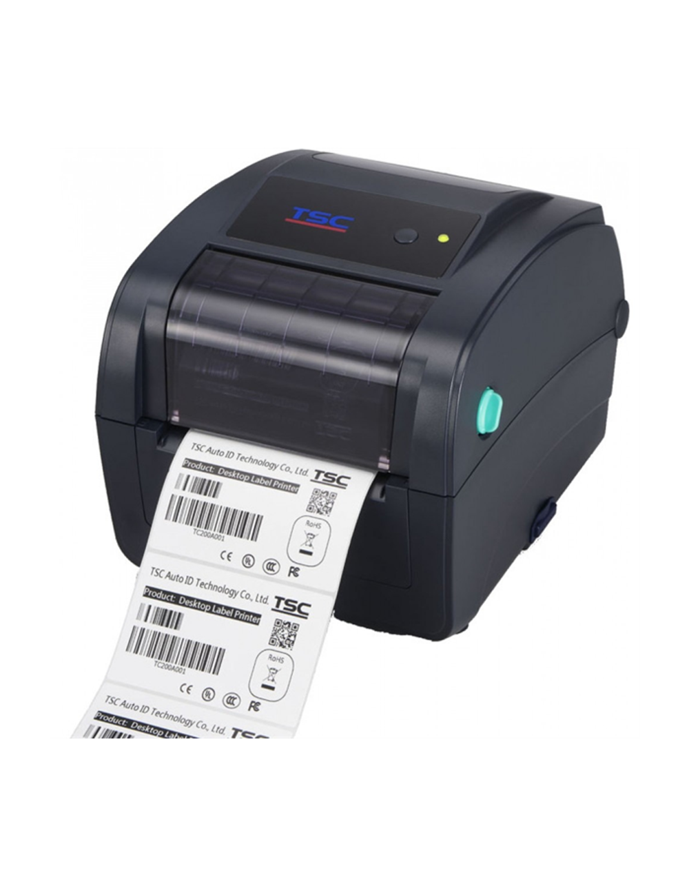 TSC TC200, 4", TT, 203 dpi, 6 ips + RTC, navy, 8MB SDRAM, 4MB Flash, RS-232, Centronics, USB 2.0, Ethernet, microSD card reader, TFT Display