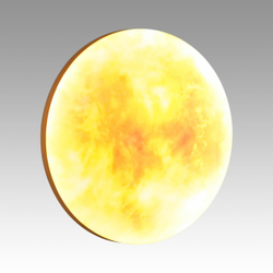 7726/DL PALE SN 115 Светильник пластик/мульти LED 48Вт 3000-6000К D375 IP43 пульт ДУ SUN