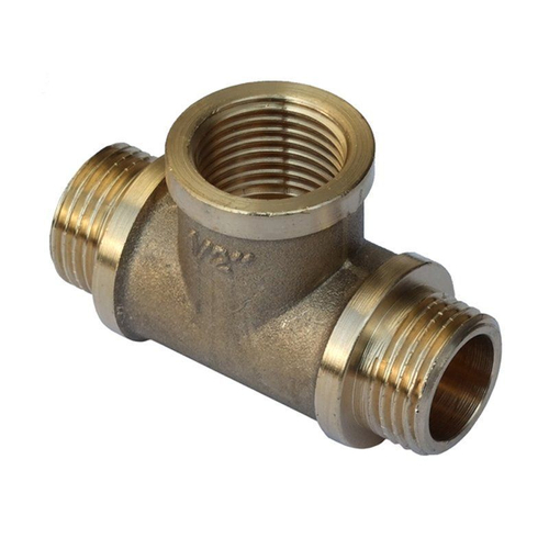 Тройник латунный DN20 шт-м-шт