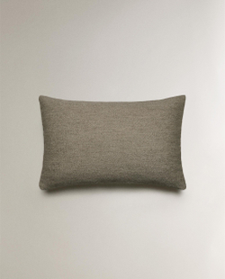 Zara Home наволочка декоративная из шерсти, серый, 40x60 см