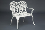 Скамья Secret De Maison Symphonie  алюминиевый сплав, 95х56х92см, butter white