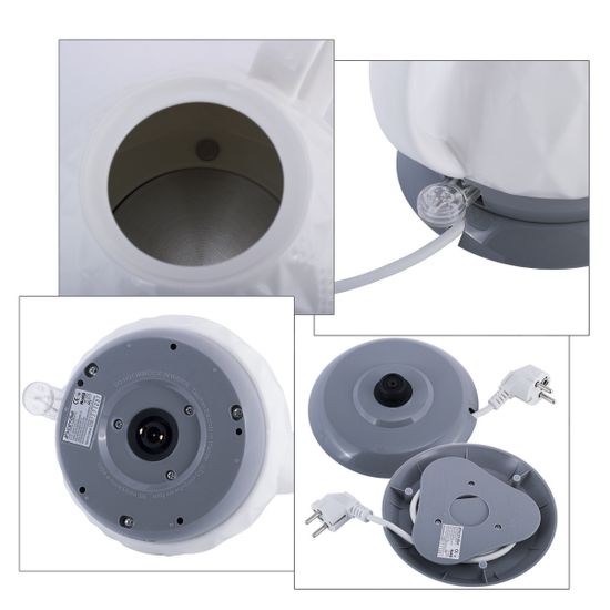 Чайник электрический керамический 1,2 л. Kamille KM-1726