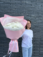 Букет белых хризантем