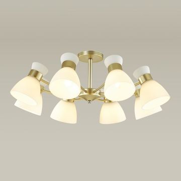 Люстра потолочная 4535/8C матовое золото Wilma Lumion