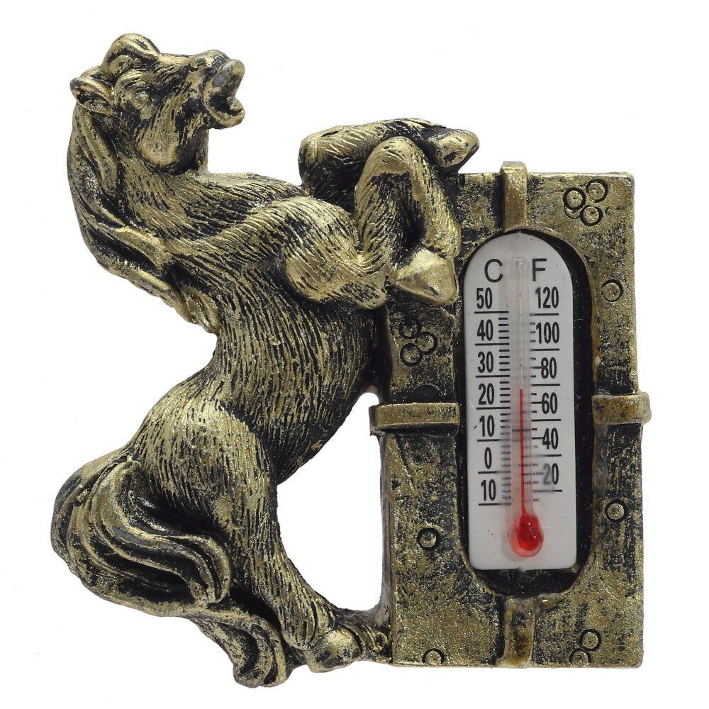 GAEM Магнит "Лошадка" с термометром, L5 W1,5 H5,5 см, 8в.