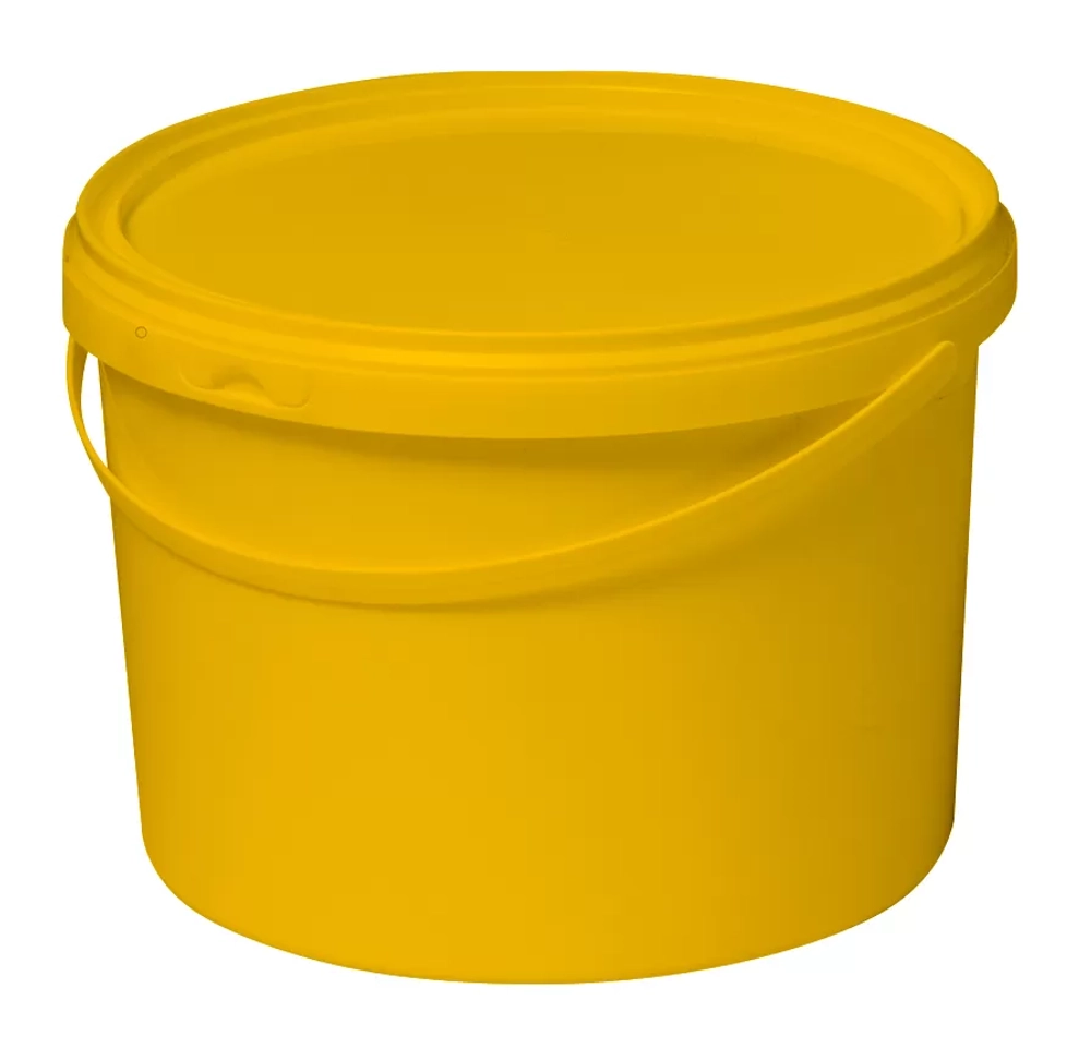 Бак для утилизации медицинских отходов КМ-проект класс Б 10 л высота 245 мм желтый