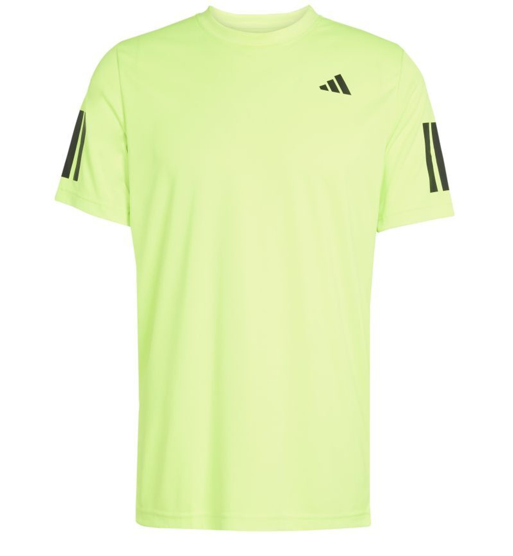 Теннисная футболка Adidas Club 3-Stripes - Yellow