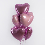 Сердце 18" Розовый / Pink Fm