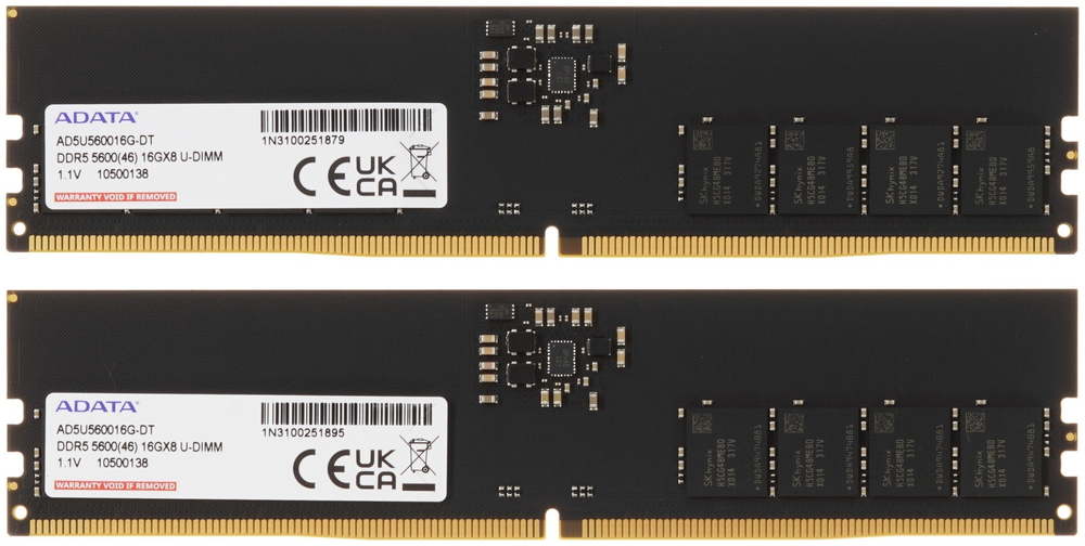 Оперативная память ADATA AD5U560016G-DT 32 Гб
