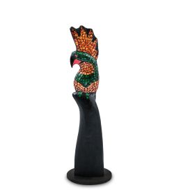 Decor and Gift 23-030-03 Н-р статуэток из трех «Какаду» дерево+стекл.мозаика (50,40,30 см)