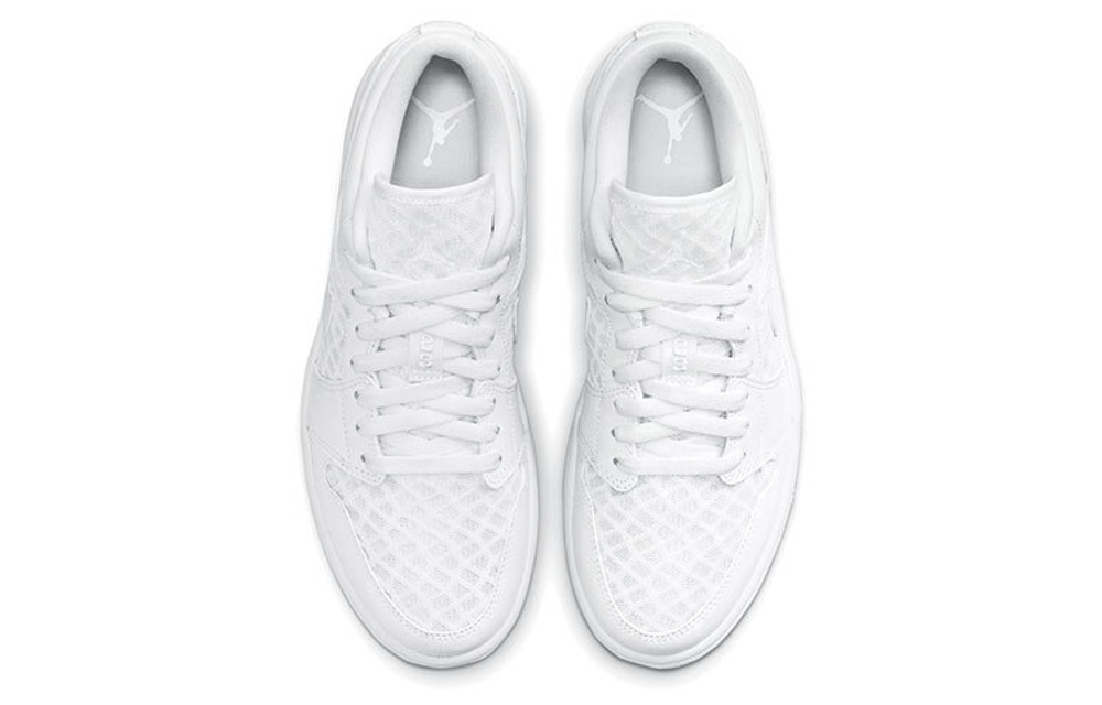 Кроссовки Jordan Air Jordan 1 Low All-White (Женская размерная сетка)