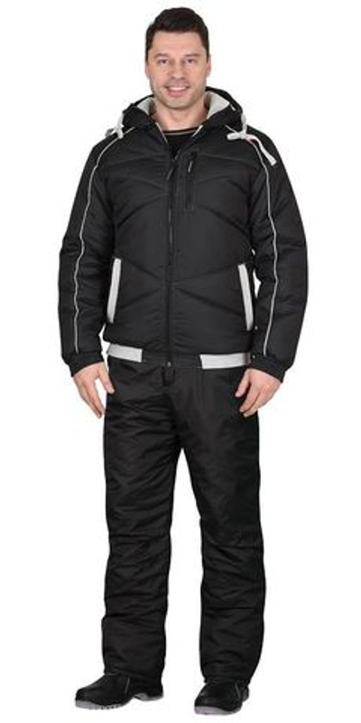 Костюм Черный куртка, брюки