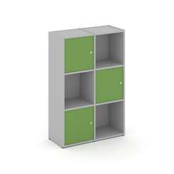 Locker plus Комплект №2 LK.K-002 Серый/Зеленый 798*350*1203