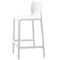 Полубарный стул Bakhita 66 см, белый