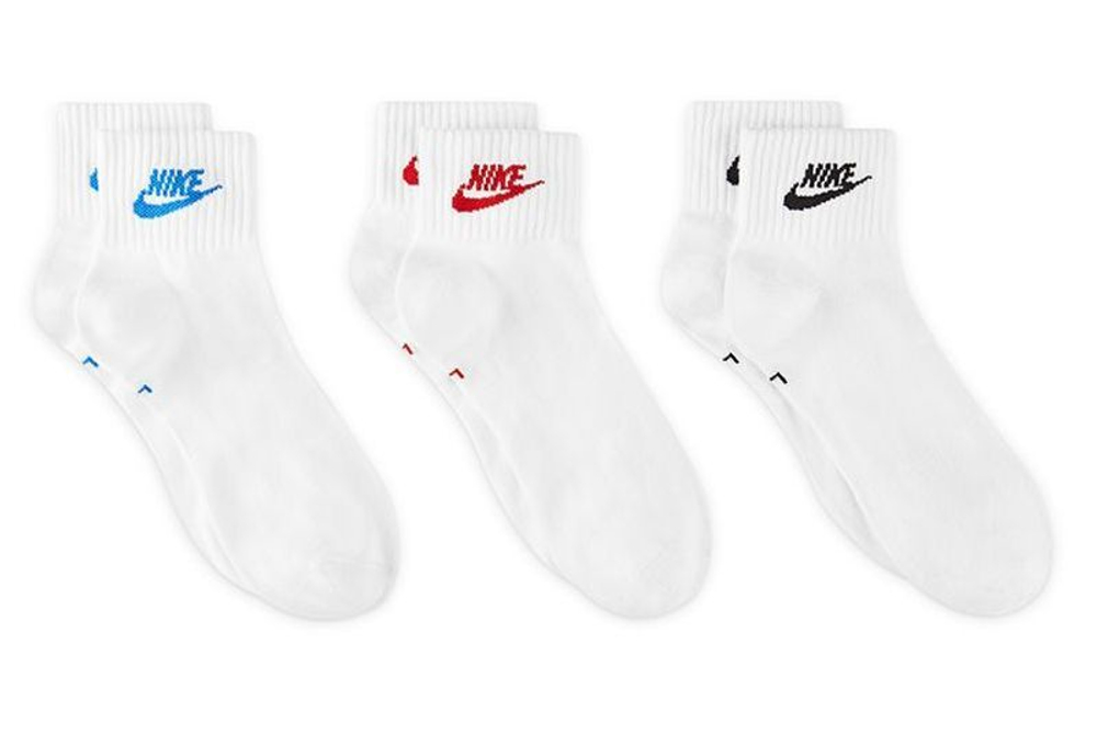 Теннисные носки Nike Everyday Essential Ankle Socks 3P - разноцветный