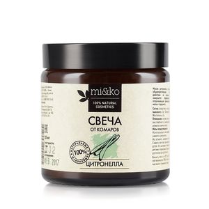 Свеча mi&ko Цитронелла от комаров 120 мл