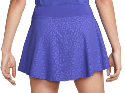 Теннисная юбка Nike Dri-Fit Printed Club Skirt - lapis/black