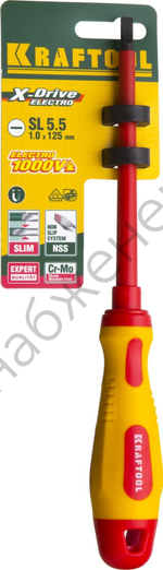 KRAFTOOL SL5.5х125 мм, Высоковольтная отвертка (250083-5.5-125)