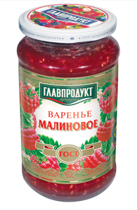 ВАРЕНЬЕ ГЛАВПРОДУКТ МАЛИНА 550 ГР