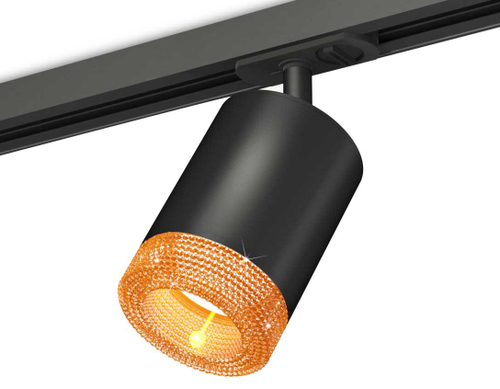 Комплект трекового светильника Ambrella light Track System XT7422011 SBK/CF черный песок/кофе (A2537, C7422, N7195)
