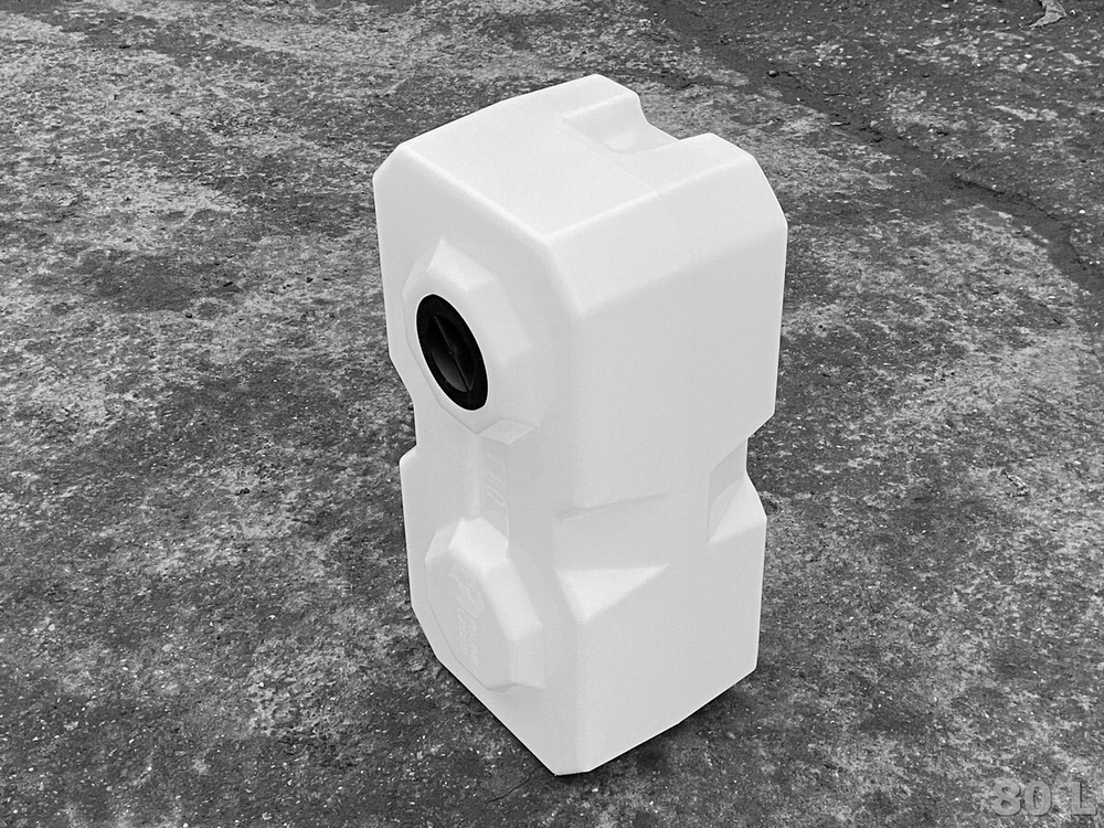 Ёмкость пластиковая пищевая Полимер-Групп T 80 л. прямоугольные (795x395x337см;5,3кг;белый) - арт.559031