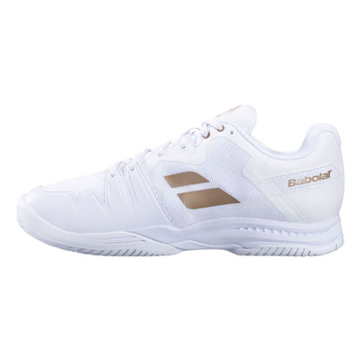 Женские теннисные кроссовки Babolat SFX 3 All Court Shoe Women - White, Gold